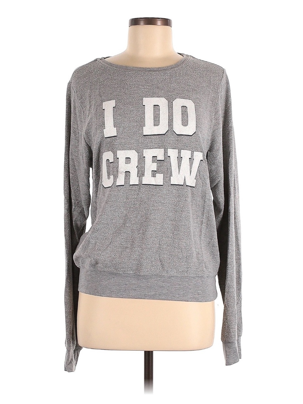 Wildfox Gray Logo Crewneck Sweatshirt